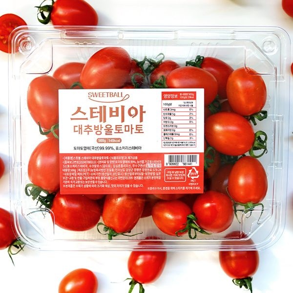 [온누리7%혜택][1+1 스테비아] 대추 방울토마토 500g+500g (스테비아 대추방울토마토 500g+500g)