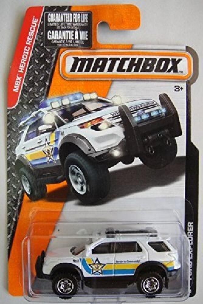 [해외] MATCHBOX MBX HEROIC 레스큐 화이트 포드 익스플로러 76/120 [호환]