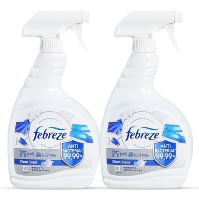 페브리즈 섬유탈취제 깨끗한향 본품 920ml 2개