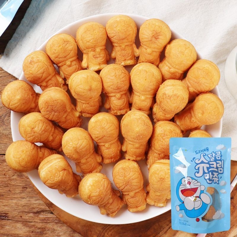 만쥬데이 [만쥬데이]도라에몽 달콤 슈크림만쥬 130gx5봉(총650g)