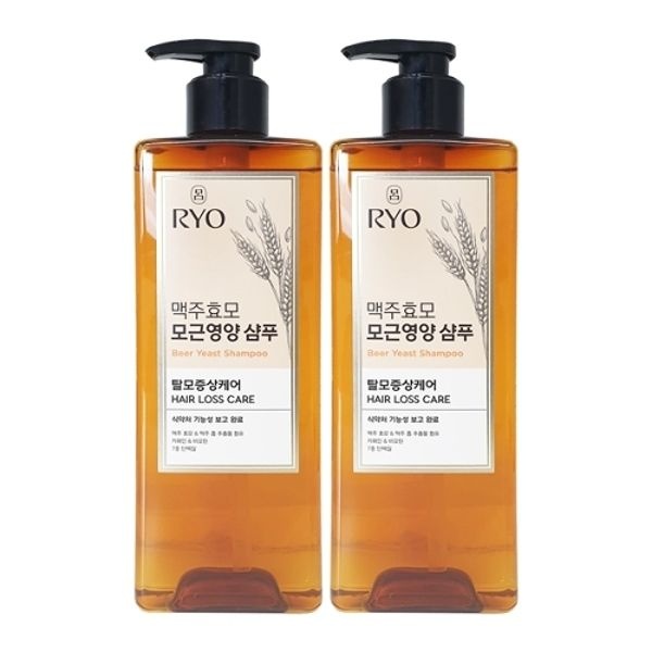 려 맥주효모 모근영양 샴푸 600ml x2