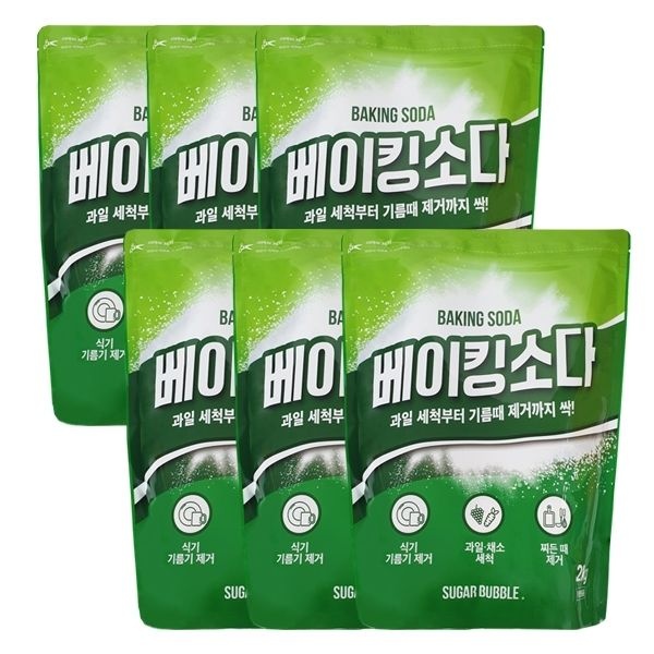슈가버블 베이킹소다 대용량 2kg x6