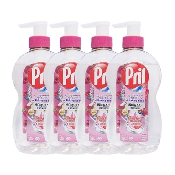 헨켈 프릴 주방세제 베이킹소다 와일드베리 700ml x4