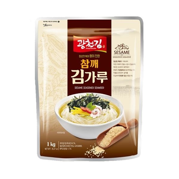 광천김 대용량 업소용 참깨 김가루 1kg