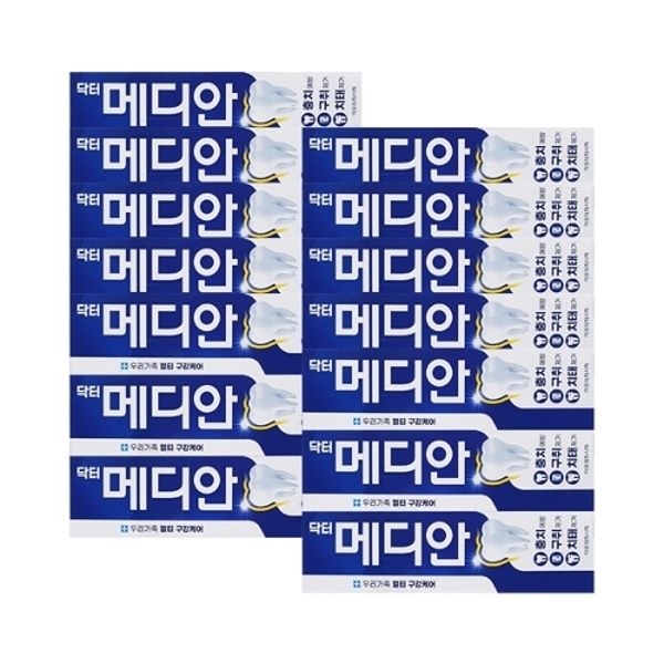 닥터메디안 멀티케어 치약 120g 3입 x10