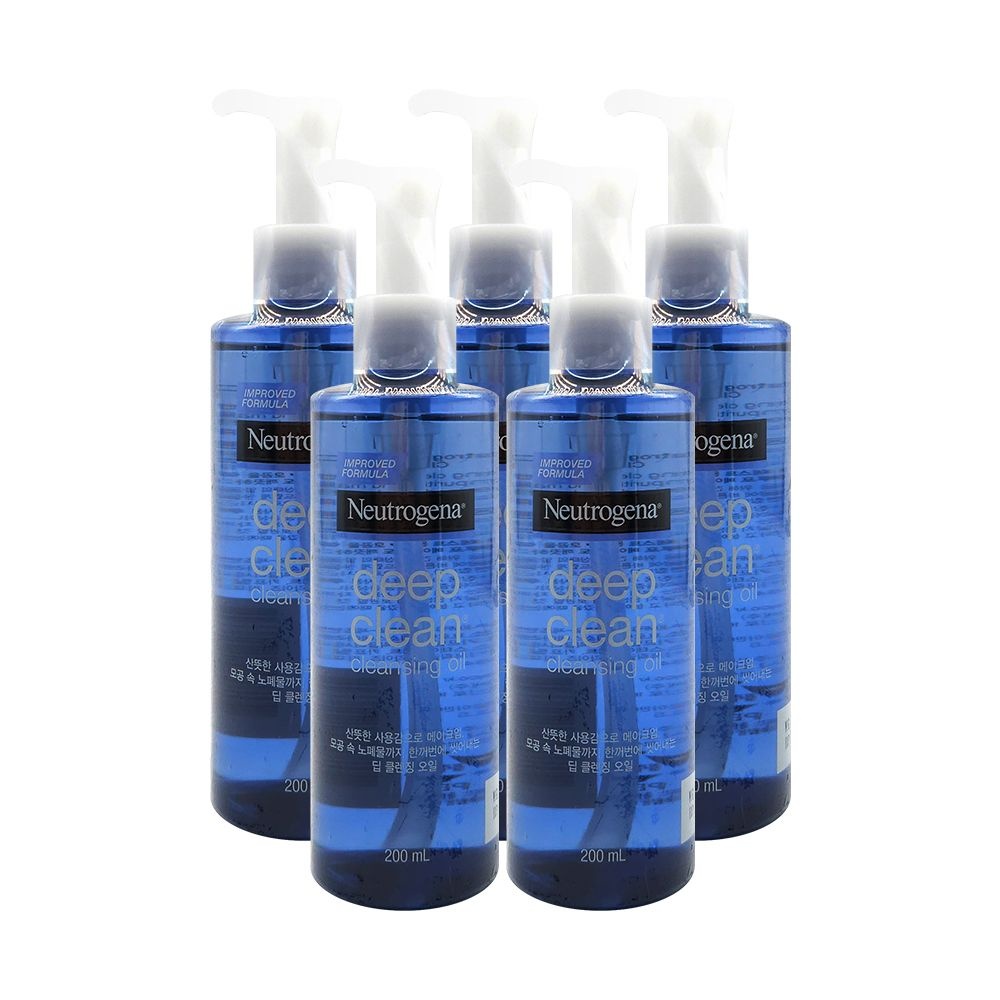 [오늘출발] 뉴트로지나 딥 클린 클렌징 오일 200ml x 5통