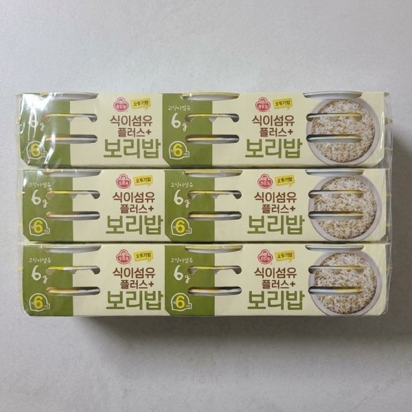 오뚜기 오뚜기밥 식이섬유플러스 보리밥 130g, 36개