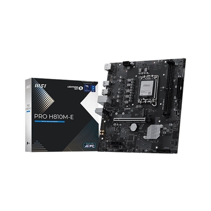 MSI 인텔 메인보드 업그레이드 가성비 고성능 조립 H810M-E 1P