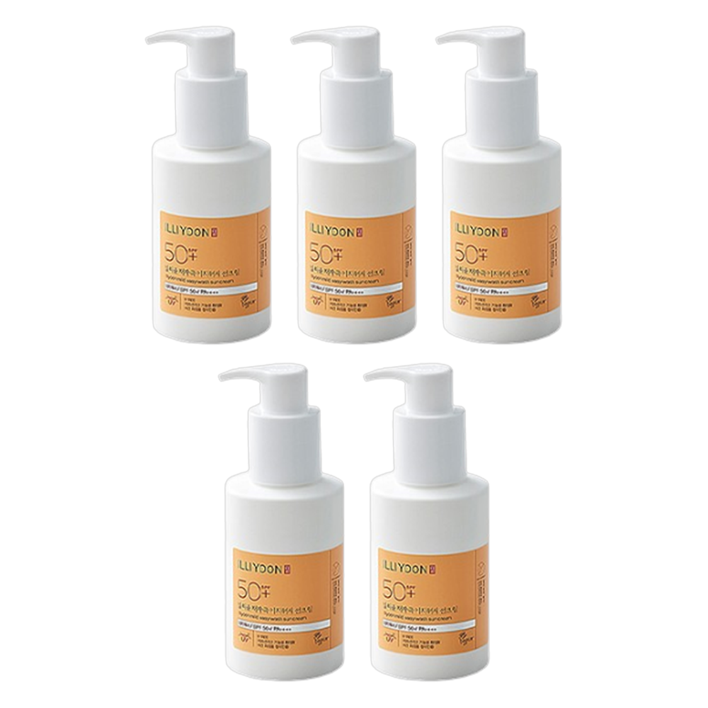 일리윤 저자극 이지워시 선크림 150ml SPF50 5개
