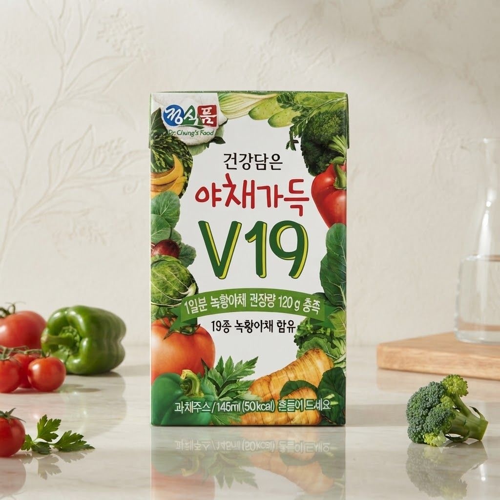 정식품 야채가득 건강담은 V19 145ml 24개