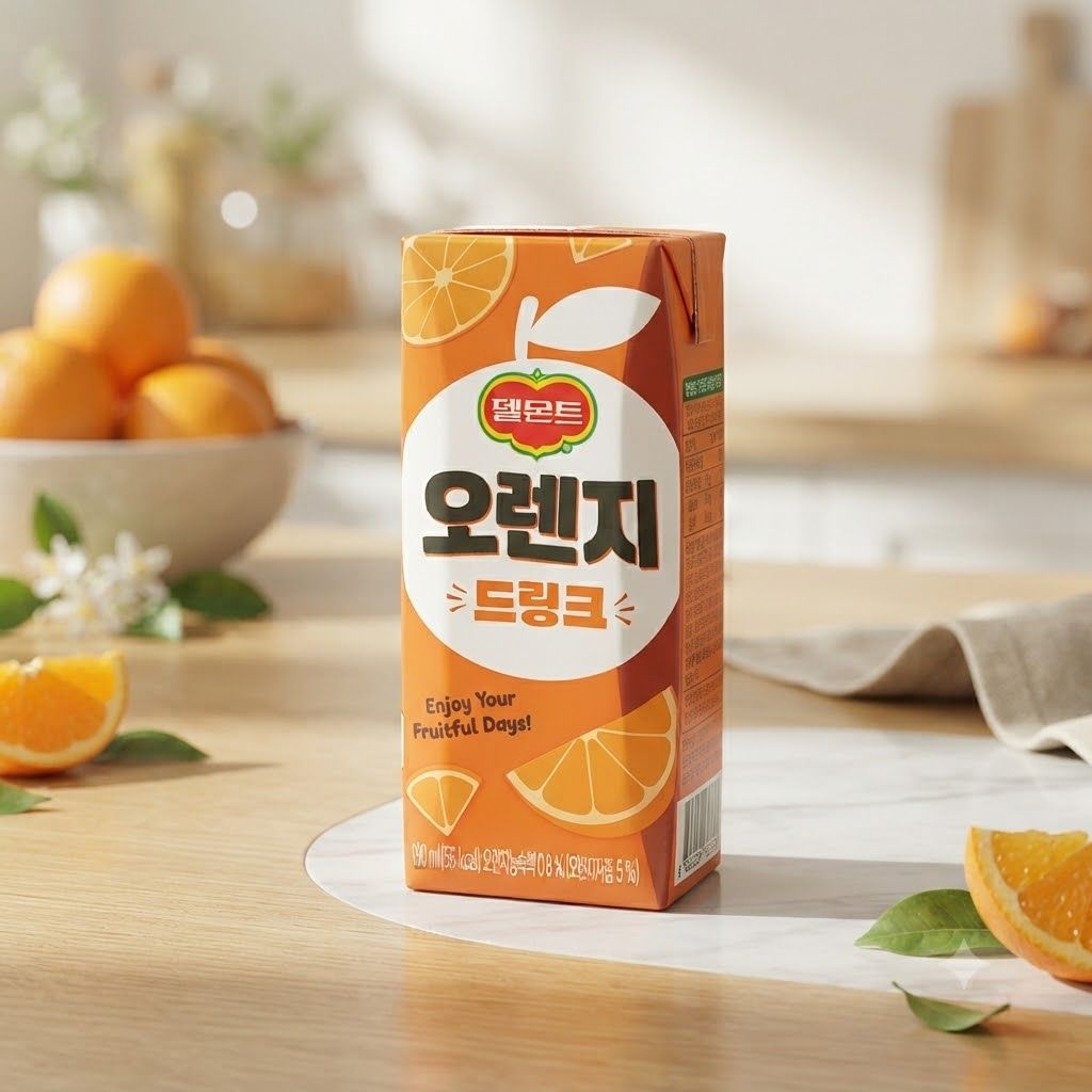 델몬트 오렌지 드링크팩 190ml 64팩