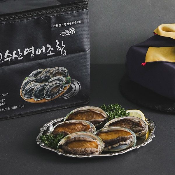 [롯데백화점] 자연맛남 완도 명품 활전복 선물세트 특특대 12마리 1.5kg(부직포포장)