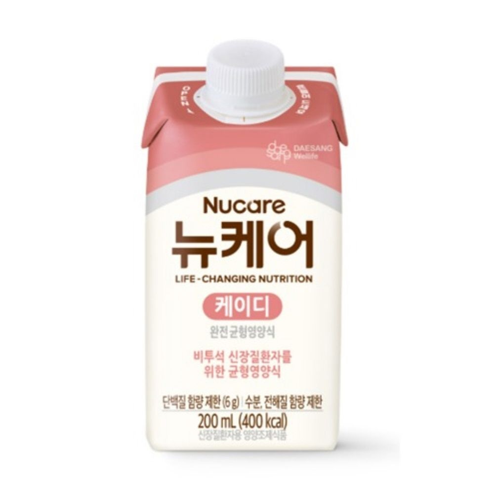 뉴케어 케이디 비투석 신장질환 환자용 균형 영양식 식사대용 저염식 200ml x 30팩