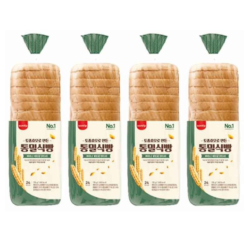 삼립 [오티삼립]토종효모로 만든 통밀식빵 755g 4봉