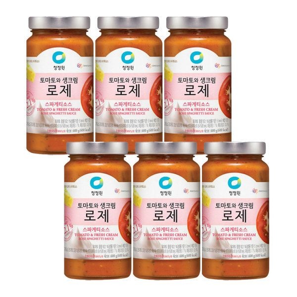 로제 스파게티소스 600g x 6개