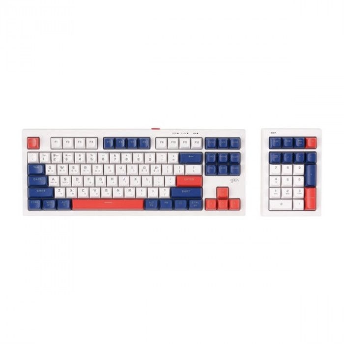 [오늘출발] 지클릭커 OFFICEPRO 사일런스M 멀티포지션 WK87+NK21 무선 키보드 (Gundam)