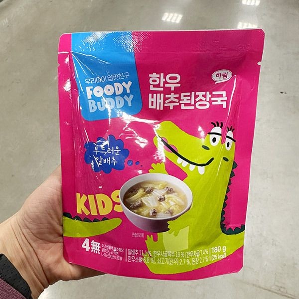 푸디버디 한우 배추 된장국 180g x 1개