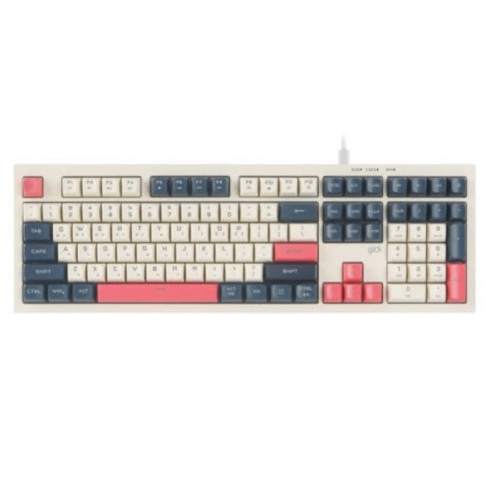 [오늘출발] 지클릭커 OFFICEPRO OPK50 사일런스 M RGB 무소음 방수 키보드 108 (Havana Cappuccino)