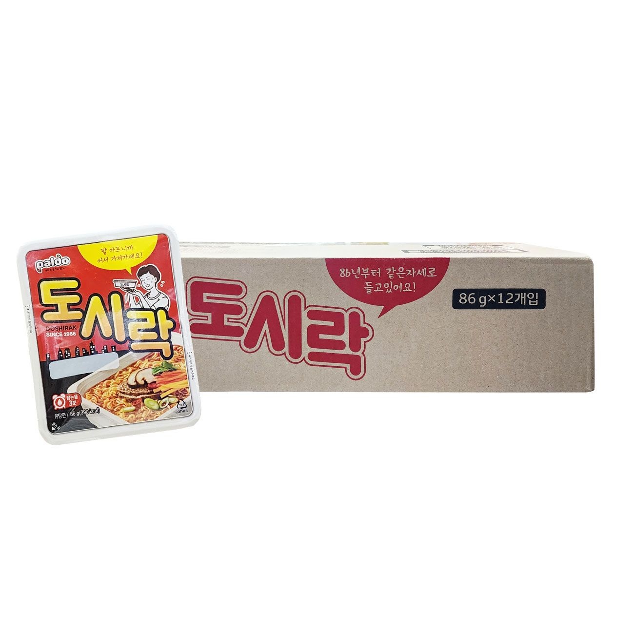 팔도 도시락 컵라면 86g(12개입)