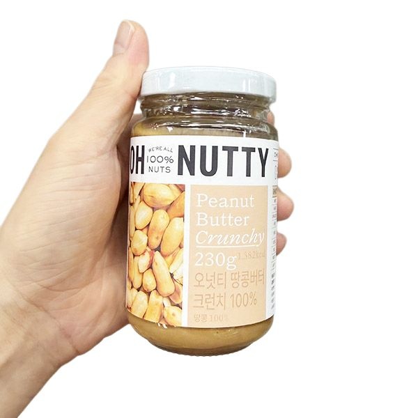 오넛티 땅콩버터 크런치 100% 230g x 1개