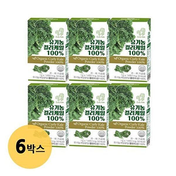 [하프클럽]유기농 컬리케일100 6박스(12주)