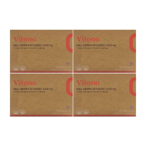 비토노 이왕재 박사 메가 비타민C 3000mg 3g x 90포 x 4개