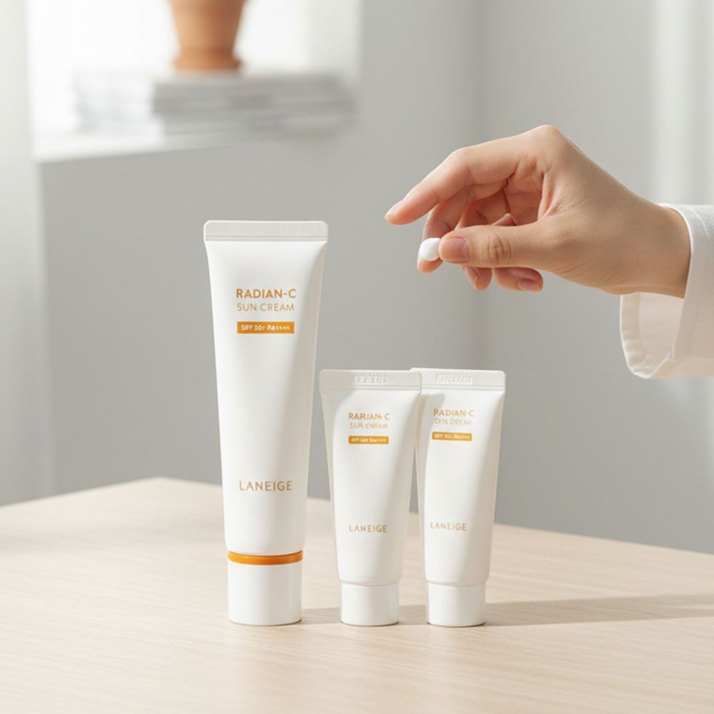 라네즈 래디언씨 선크림 50ml +40ml 추가증정