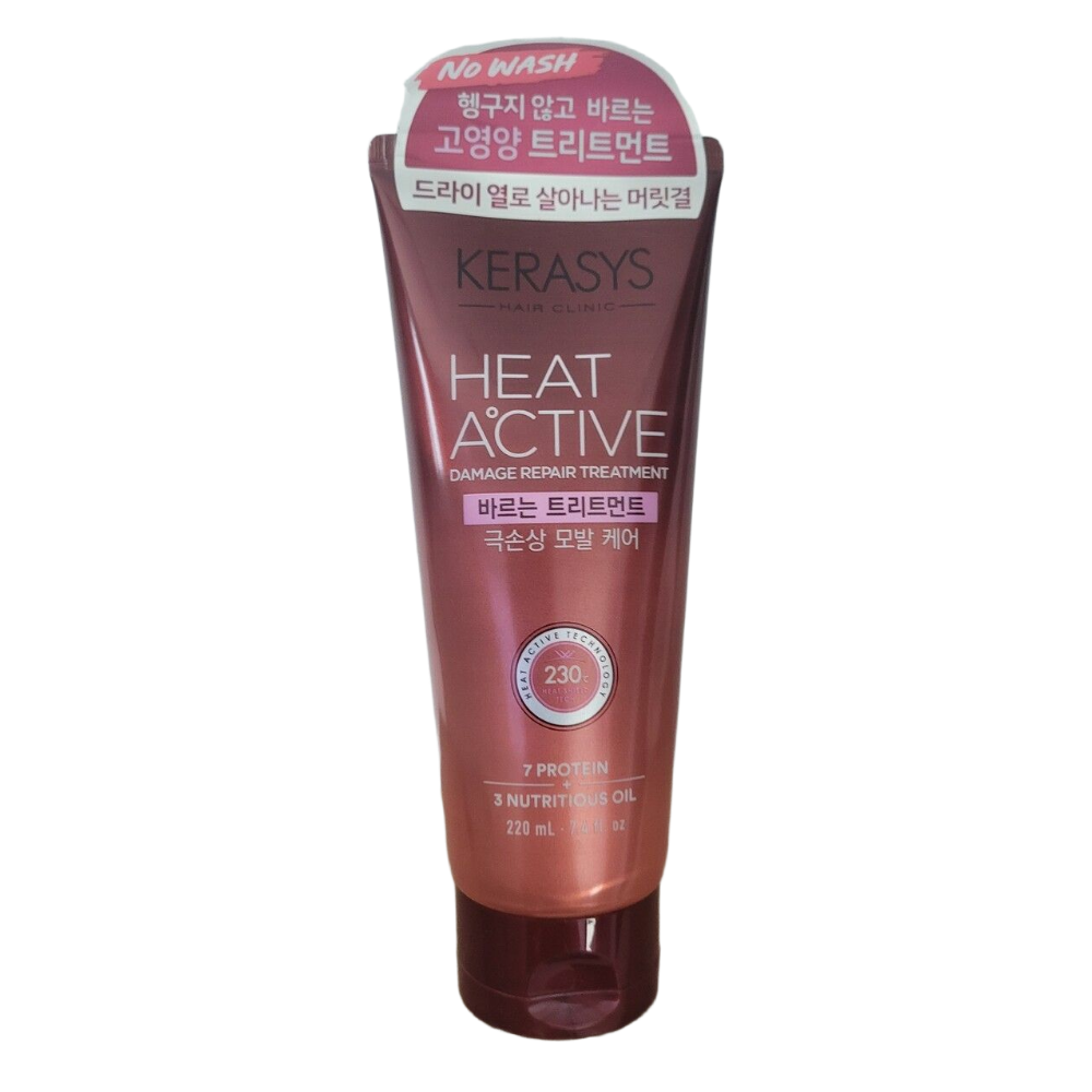 애경 케라시스 히트액티브 극손상 바르는 트리트먼트 220ml 3개