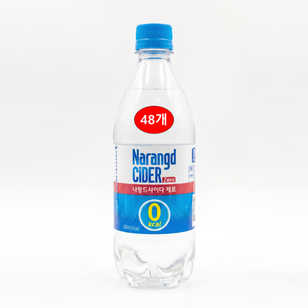 나랑드사이다 플레인 제로 500ml 48개