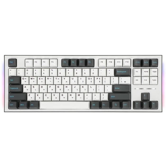 COX 키보드 유선 텐키리스 게이밍 CK01 TKL PBT (그레이 화이트) (택1)