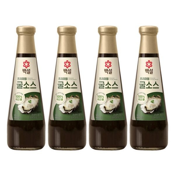백설 프리미엄 굴소스 500g 4개