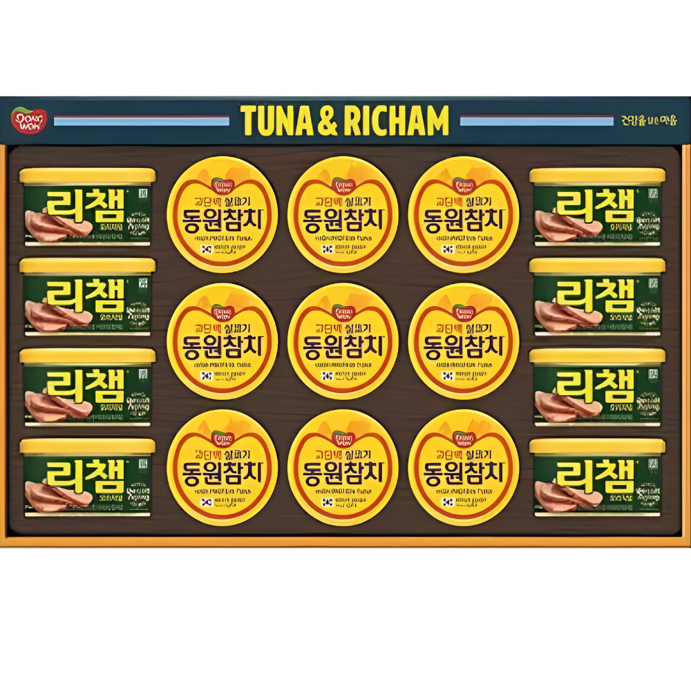 [오늘출발] 동원참치튜나리챔 102호 참치선물세트 설 추석 구정 명절선물 부모님 지인 동호회 사무실 직원 참치 거래처 기업