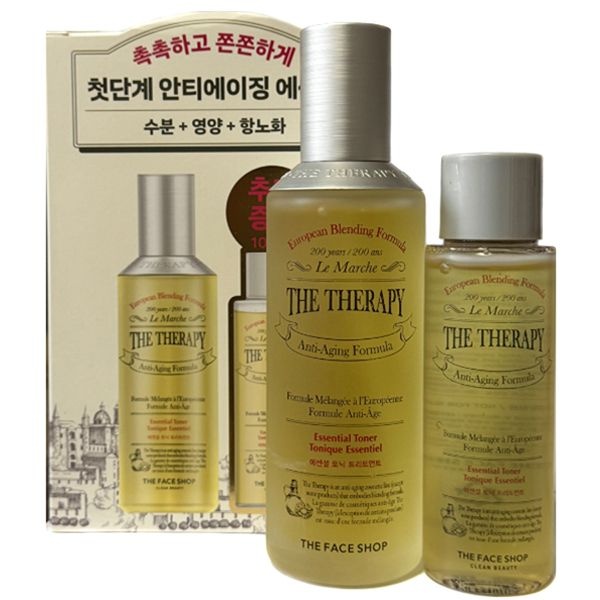 더페이스샵 더테라피 에센셜 토닉 트리트먼트 기획세트 (본품150ml+증정100ml)