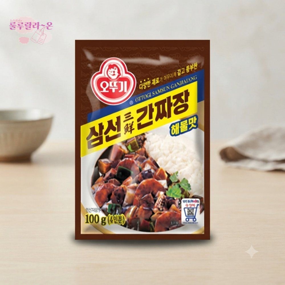 오뚜기 [LLON] 삼선간짜장해물맛 10개 자취생음식 오뚜기삼선간짜장