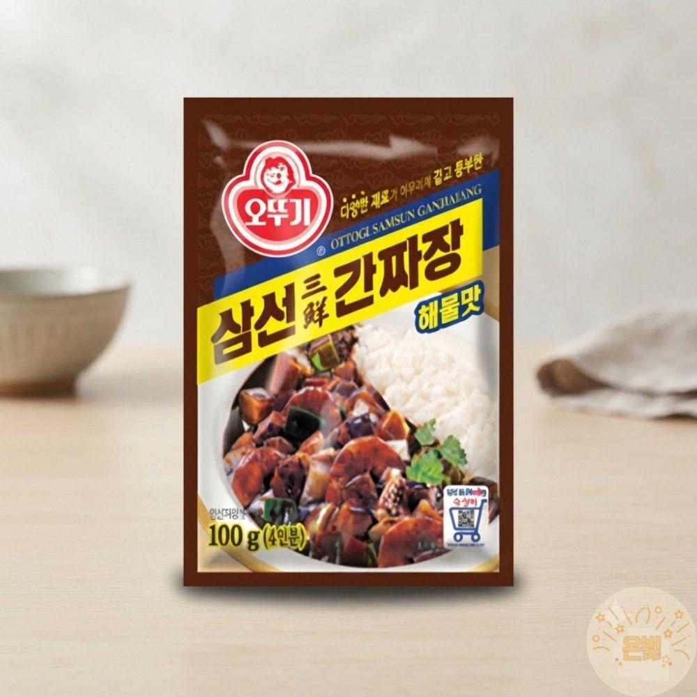 오뚜기 온빛마켓 삼선간짜장해물맛 10개 집에서간단한요리 캠핑간편요리