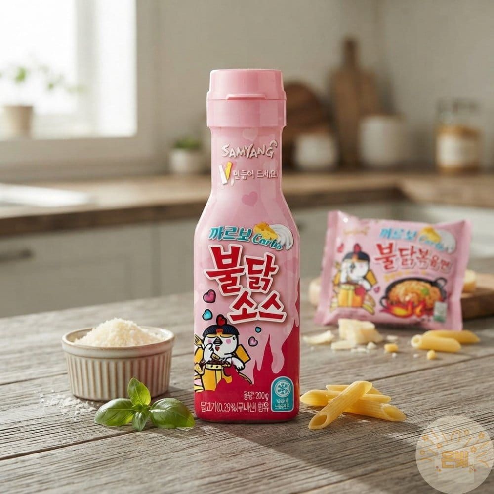온빛마켓 삼양까르보불닭소스 3개 매콤한소스 업소용소스