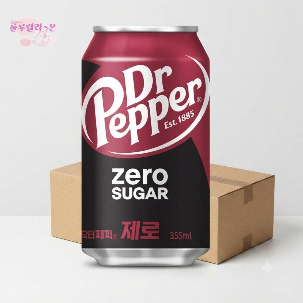 코카콜라음료 [LLON] 닥터페퍼제로355ML 24캔 사무실음료수 탄산음료수