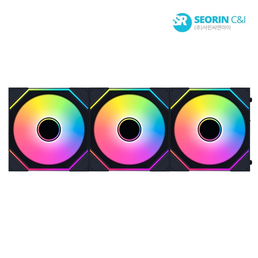 리안리 [서린공식] 리안리 UNI FAN SL-INF Wireless 120 블랙 3팩
