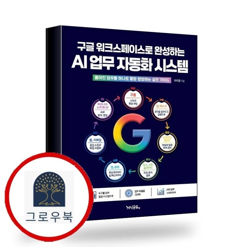 (현대Hmall) [지식공유] 구글 워크스페이스로 완성하는 AI 업무 자동화 시스템 책