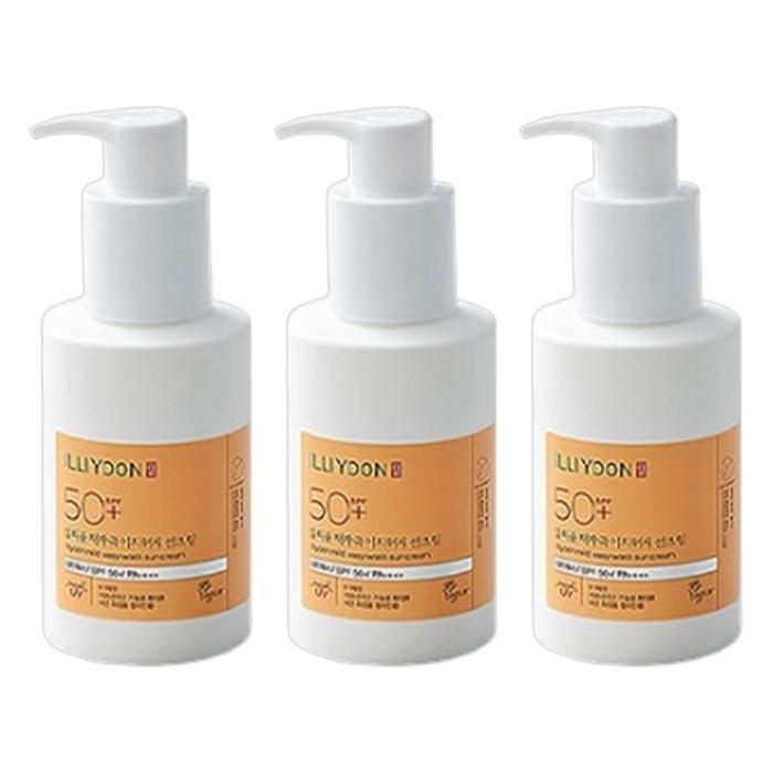 일리윤 저자극 이지워시 선크림 150ml SPF50 3개