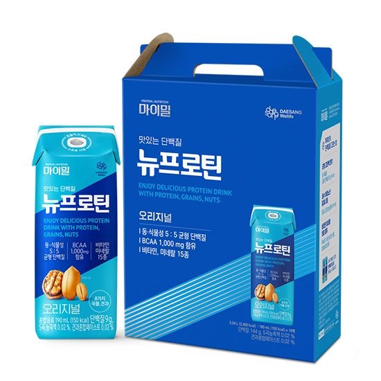 [롯데백화점] 웰라이프 [대상웰라이프] 마이밀 마시는 뉴프로틴 오리지널 (190ml x 16팩)