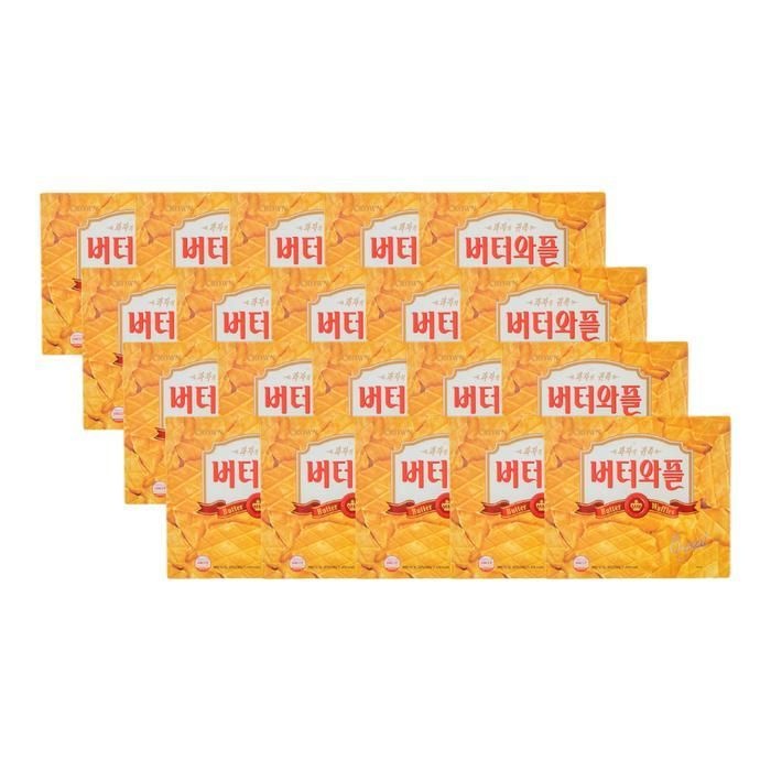 크라운제과 버터와플 316g 12봉지 x 20개