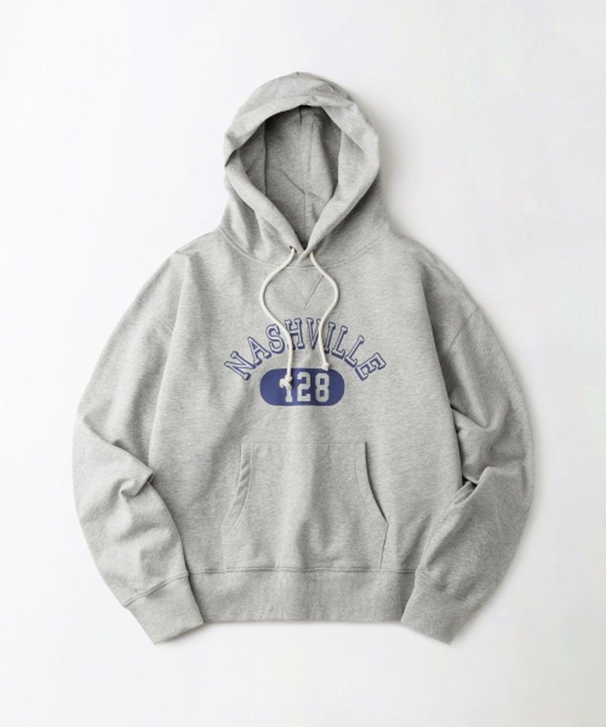 아웃스탠딩 아웃스텐딩 아웃스탠딩 V.S.C HOOD SWEAT(NASHVILLE)_3%MELANGE GRAY OS26SSHD113M