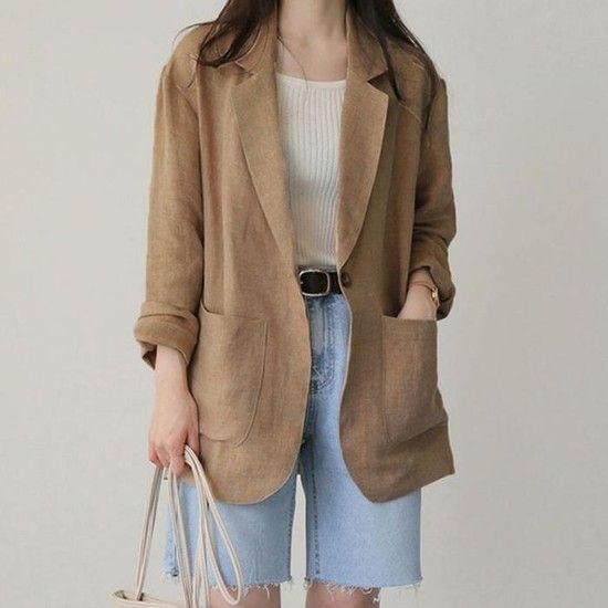 [SX60288]깔끔한 디자인 여성이너웨어 셔츠형 자켓 (38910949)