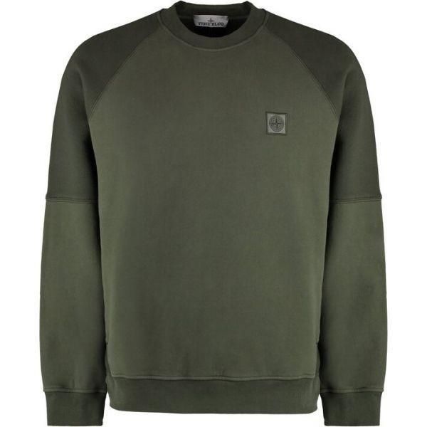 스톤아일랜드 스톤아일랜드 [스톤아일랜드] STONE ISLAND  60252 Brushed Diagonal Cotton Fleece Sweatshirt 811560252 V0059 브러쉬드 다이애그널 코튼