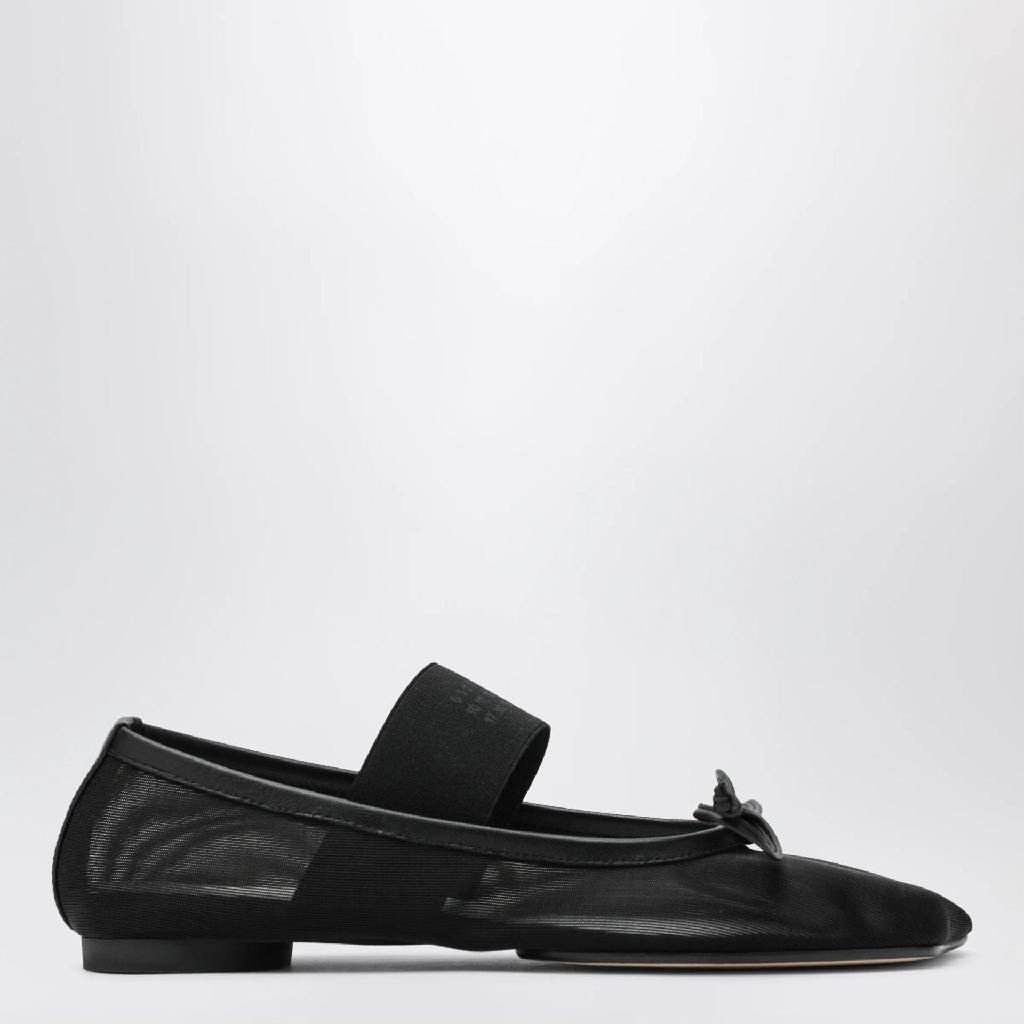 [해외] MM6 메종 마르지엘라 MM6 Maison Margiela 니모닉 아나토믹 발레리나 플랫 블랙 S59WZ0101P7138/XN_MM6-T8013_500-36