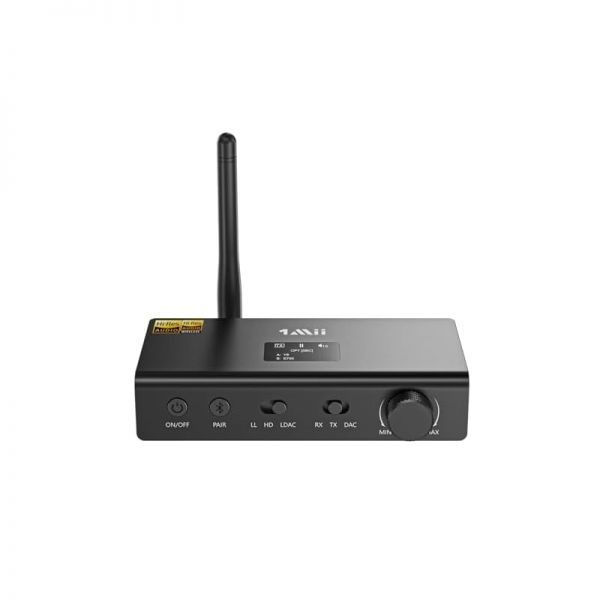 [해외] 1Mii DS700 HiFi 블루투스 오디오 송수신기 TV용 오디오파일 DAC LDAC aptX HD LL OLED 디스플레이 광 동축 입력 출력 RCA 전용