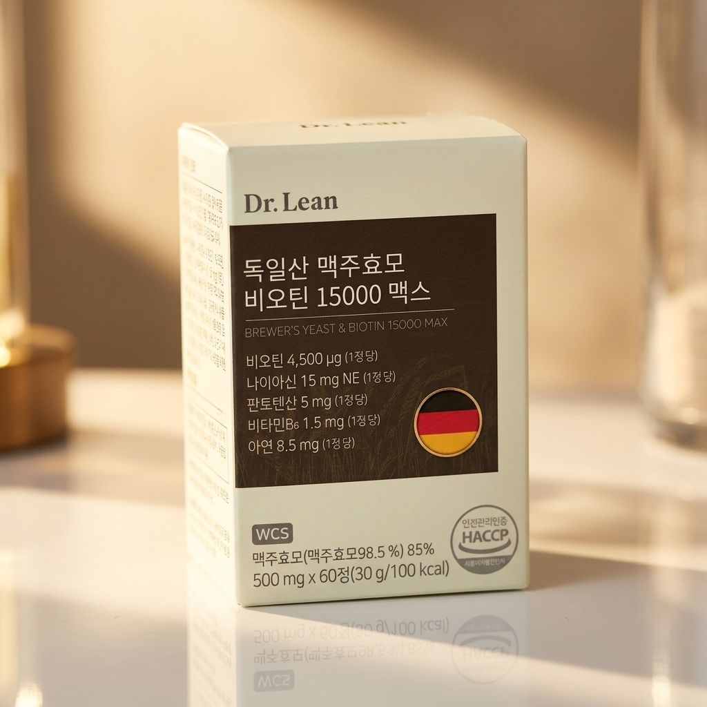 닥터린 독일산 맥주효모 비오틴 15000 맥스 60정 1박스