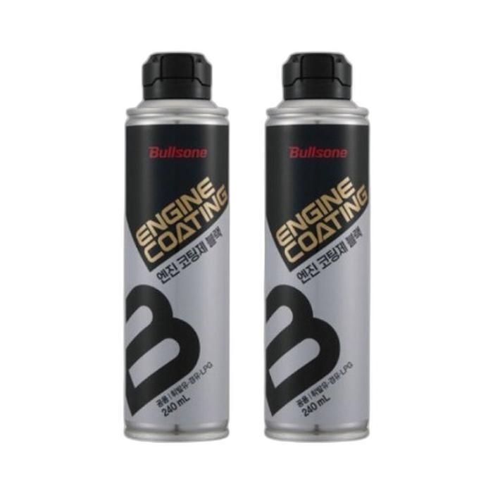 불스원 엔진 코팅제 블랙 240ml (엔진 오일 첨가제) 2개