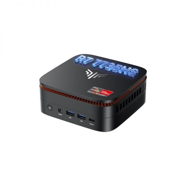 KAMRUI [해외] KAMRUI Hyper H1 미니 게이밍 PC AMD Ryzen 7 6800H 32GB DDR5 4800MHz 1TB M.2 NVMe PCIe3.0x4 SSD 8C 16T 최대 4.7GHz 16MB L3 스마트 캐시 트